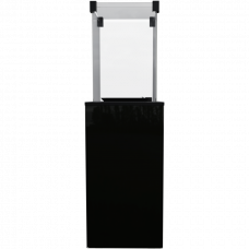 Газовый обогреватель Kratki PATIO/M/G31/37MBAR/CZ (уличный) - черное стекло, с ручным управлением (8,2 кВт)