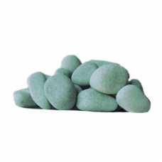 Камень Жадеит шлифованный мелкий (ведро 10 кг)